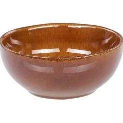 Beliani TURMERIC - Serviesset 16 delig - Goudbruin - Steengoed Sale