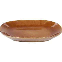 Beliani TURMERIC - Serviesset 16 delig - Goudbruin - Steengoed Sale