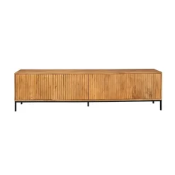 StarFurn Tv-meubel Naturel Hout - 210x45x55cm - Madison Clearance