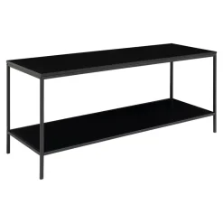 House Nordic Tv-Meubel Zwart - Metaal & Melamine - Kast Vita