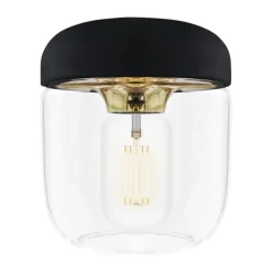 Leen Bakker Umage Acorn lampenkap zwart met brass - Ø 14 cm Sale