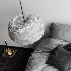 Leen Bakker Umage Eos Medium lampenkap light grey - Ø 45 cm Hot