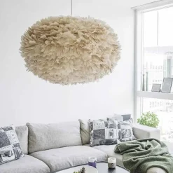 Leen Bakker Umage Eos X-large lampenkap light brown - Ø 75 cm Best