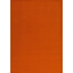 Muratap Uni Effen Laagpolig Vloerkleed Modern Oranje - 200x290 CM Outlet