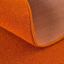 Muratap Uni Effen Laagpolig Vloerkleed Modern Oranje - 200x290 CM Outlet