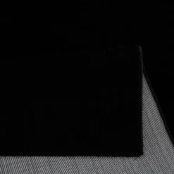 Muratap Uni Effen Laagpolig Vloerkleed Modern Zwart - 200x290 CM