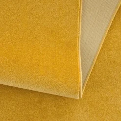 Muratap Uni Effen Laagpolig Vloerkleed Modern Geel - 120x170 CM