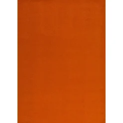 Muratap Uni Effen Laagpolig Vloerkleed Modern Oranje - 160x230 CM Clearance