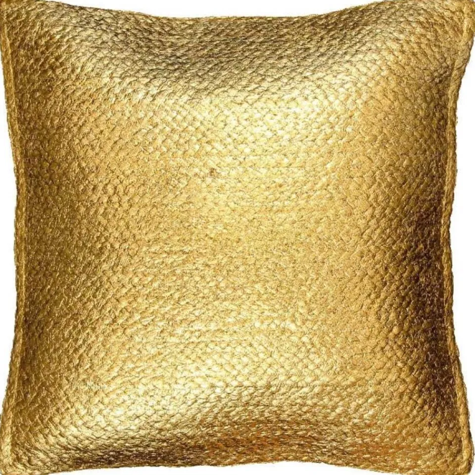 Unique Living - Kussen Metallic - 45x45cm - Goud Clearance