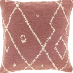 Unique Living - Kussen Tobi - 45x45cm - oudroze New