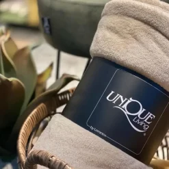 Unique Living - Plaid Justin 150x200cm - Orange Flame Sale