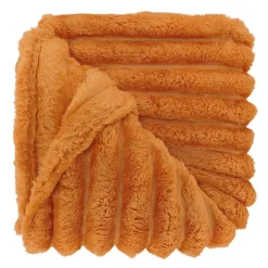 Unique Living - Plaid Romee 150x200cm - Orange Flame Sale