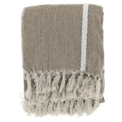 Unique Living - Plaid Ryan Taupe -135x180cm Sale