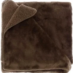 Unique Living - Plaid Torvah 150x200cm bison brown Hot