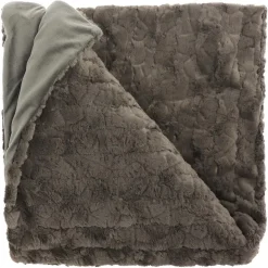 Unique Living - Plaid Veerle 150x200cm - Taupe Clearance