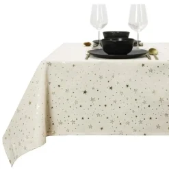 Unique Living - Tafelkleed Quin - 140x250cm - Wit Clearance