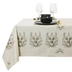 Unique Living - Tafelkleed Elias - 145x200cm - Wit Discount