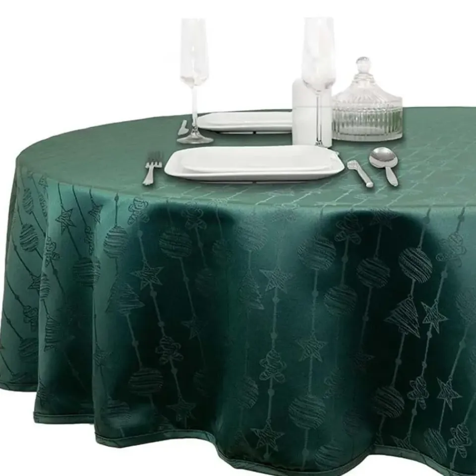 Unique Living - Tafelkleed Raula - 180cm - Groen Sale