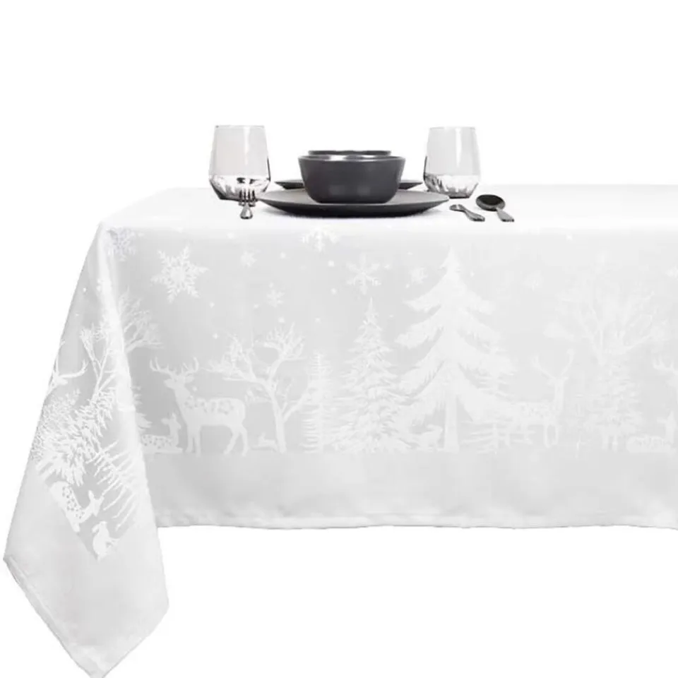 Unique Living - Tafelkleed Rody - 150x250cm - White New