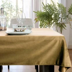 Unique Living - Tafelkleed Velours - 145x250cm - Gold Outlet