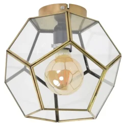 Urban Interiors plafondlamp Geo - 1 lichts - 20 x20 cm - messing Online