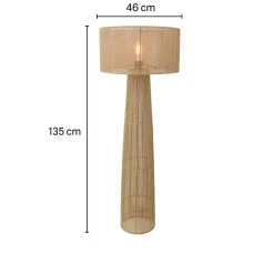 Urban Interiors Vloerlamp Diro 135cm Jute Clearance
