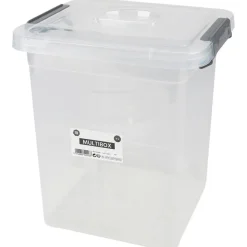 Urban Living Opberg box - 11 ltr - 27 x 25x27cm - deksel en clips Outlet
