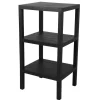 Urban Living Opbergrek - zwart - kunststof - 39 x 33 x 72 cm Clearance