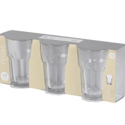 Urban Living Waterglazen Vegas - transparant glas - 3x - 350 ml Clearance