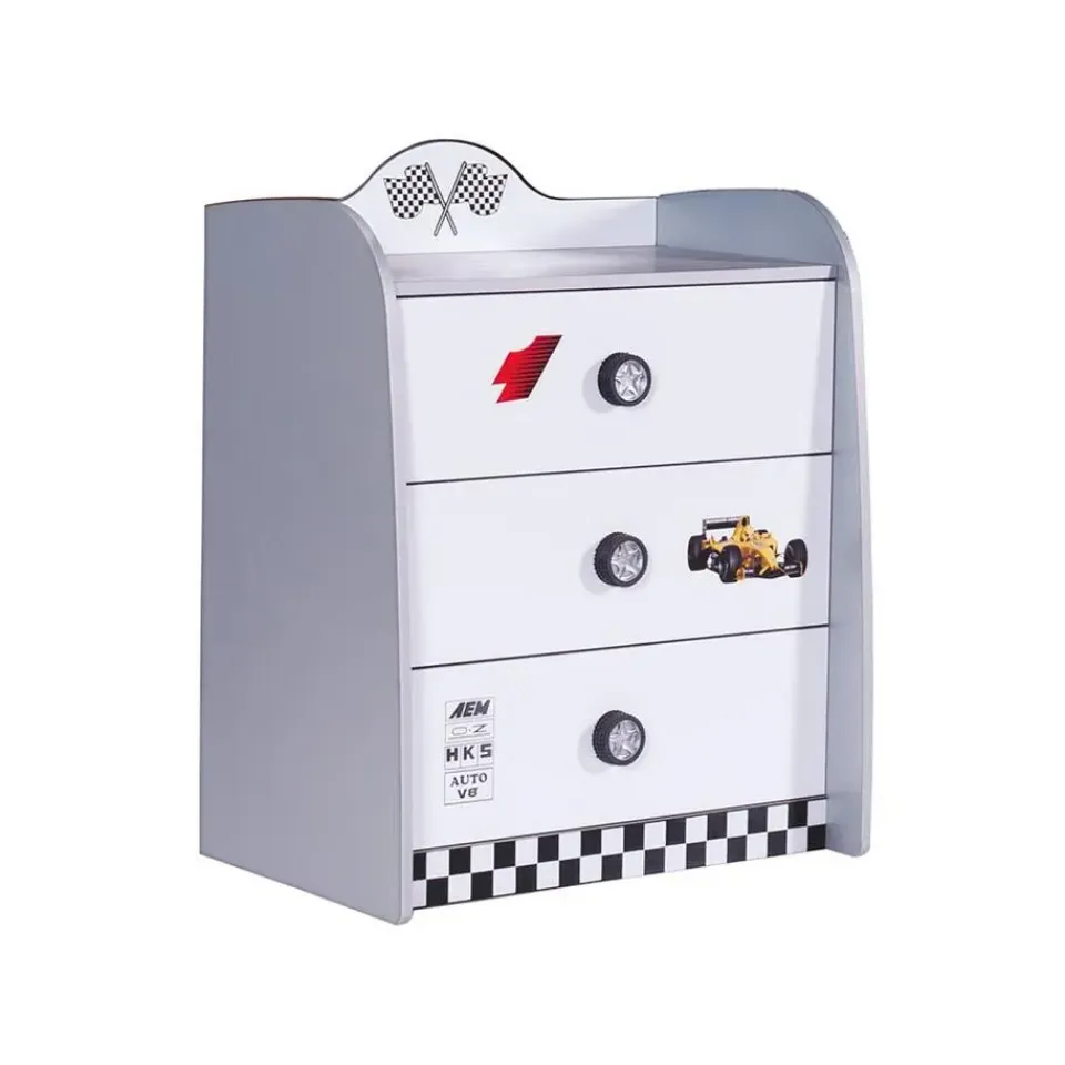 Leen Bakker V Power ladekast commode auto Wit New