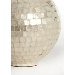 Light & Living Vaas Elorza - Crème - Ø28cm Outlet