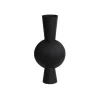 Light & Living Vaas Kavandu - Zwart - 26x19x54cm New