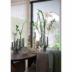 Light & Living Vaas Leonjo - Groen - 22x16,5x30cm Hot