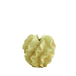 Light & Living Vaas Sharuna - Crème groen - 26.5x26.5x25cm Outlet