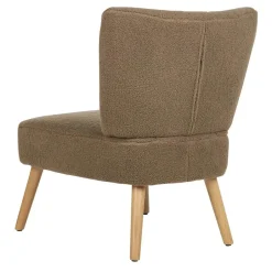 Beliani VAASA - Fauteuil - Bruin - Polyester Best