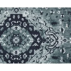 Beliani VADKADAM - Laagpolig vloerkleed - Grijs - 80 x 300 cm - Polyester New