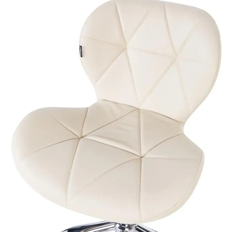 Leen Bakker VALETTA - Bureaustoel - Beige - Kunstleer Sale