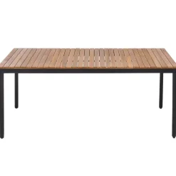Beliani VALLESE - Tuintafel - Lichthout - 180 x 90 cm - Acaciahout Discount