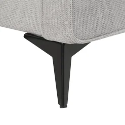 Beliani VALOGNES - Tweepersoonsbed - Lichtgrijs - 180 x 200 cm - Corduroy Best