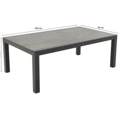 Van der Garde Tuinmeubelen - Premium VDG Viento/Atlanta hoek loungeset (4-delig) - Royal Grey/Antraciet Best