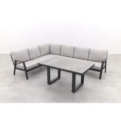 Van der Garde Tuinmeubelen - Premium VDG Viento/Darwin lounge-/diningset (4-delig) - Royal Grey/Antraciet Online
