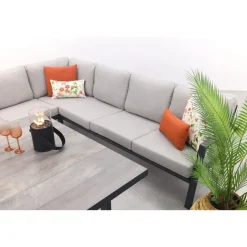 Van der Garde Tuinmeubelen - Premium VDG Viento/Darwin lounge-/diningset (4-delig) - Royal Grey/Antraciet Online