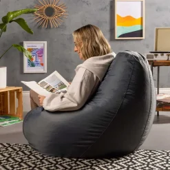 Veeva Zitzak Gaming - Zitzak Buiten - Houtskool Clearance