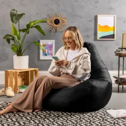 Veeva Zitzak Gaming - Zitzak Buiten - Zwart Outlet