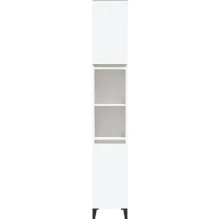 vidaXL - Badkamerkast - Wit - Bewerkt hout Hot