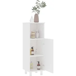 vidaXL - Badkamerkast - Wit - Bewerkt hout Clearance