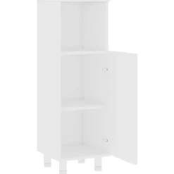 vidaXL - Badkamerkast - Wit - Bewerkt hout Clearance