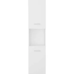 vidaXL - Badkamerkast - Wit - Bewerkt hout Online