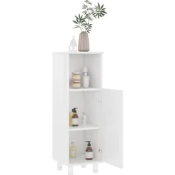 vidaXL - Badkamerkast - Wit - Bewerkt hout Sale