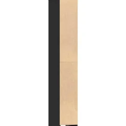 vidaXL - Badkamerkast - Zwart - Bewerkt hout Outlet